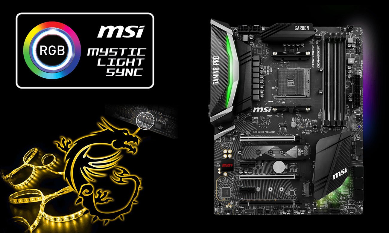 MSI X470 GAMING PRO CARBON - Płyty główne Socket AM4 - Sklep